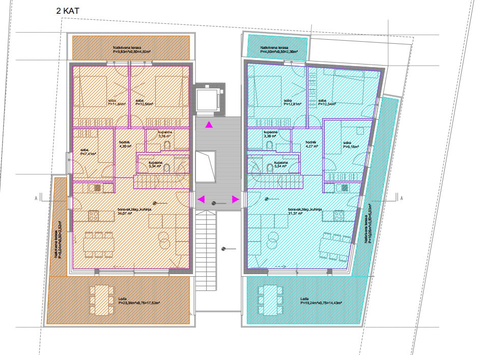 Stan u Zadru, 140.04m², 3 sobe — slika 5