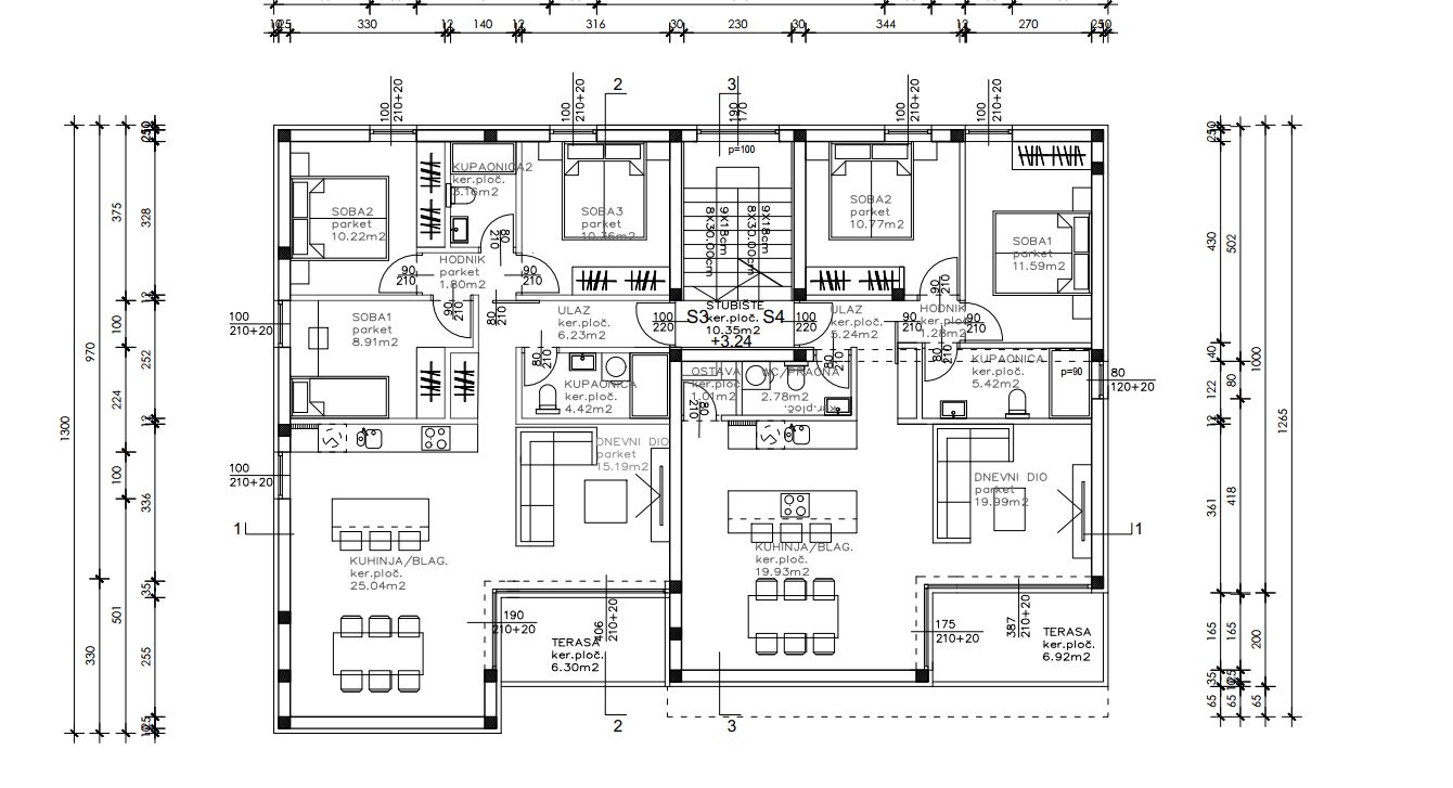 Stan u Sukošanu, 83.69m², 2 sobe — slika 5
