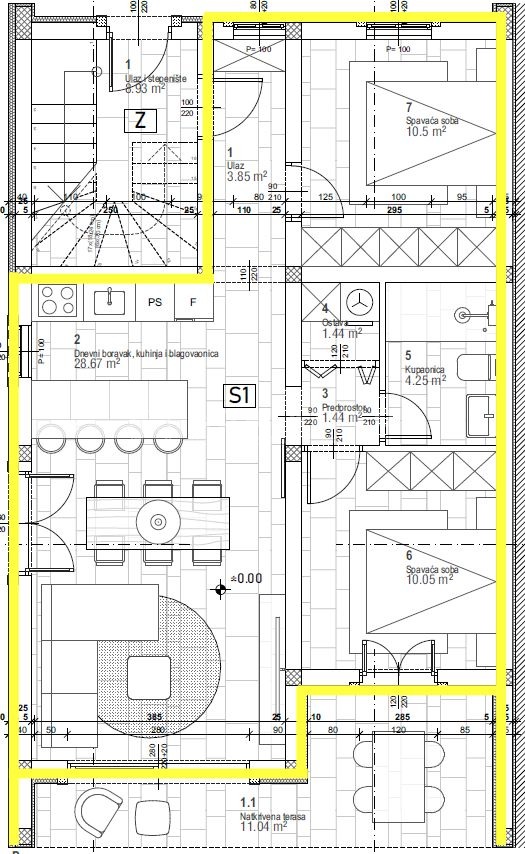 Stan u Kanfanaru, 65.7m², 2 sobe — slika 5