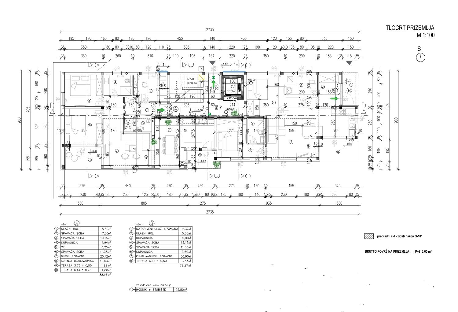 Stan u Poreču, 88.16m², 3 sobe, slika 5