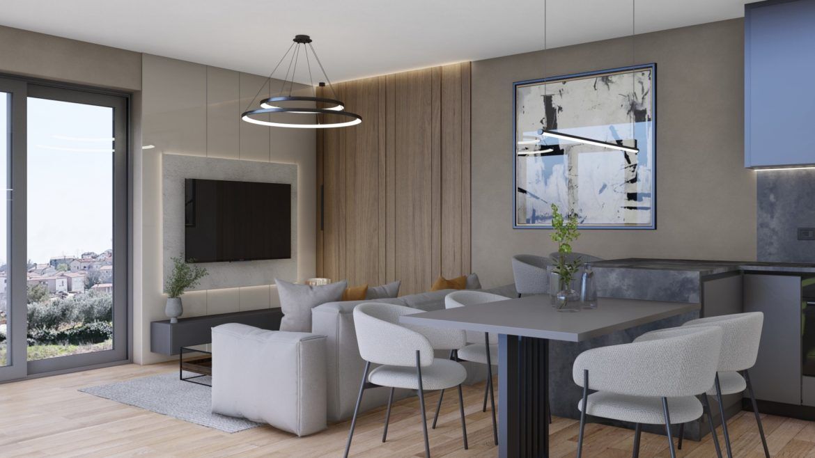 Wohnung u Tar-Vabrizi, 63m², 2 sobe, slika 2