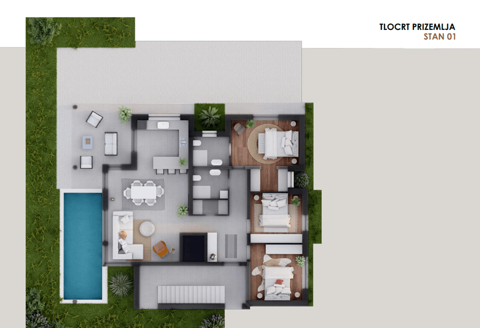 Wohnung u Viru, 147.52m², 3 sobe, slika 3
