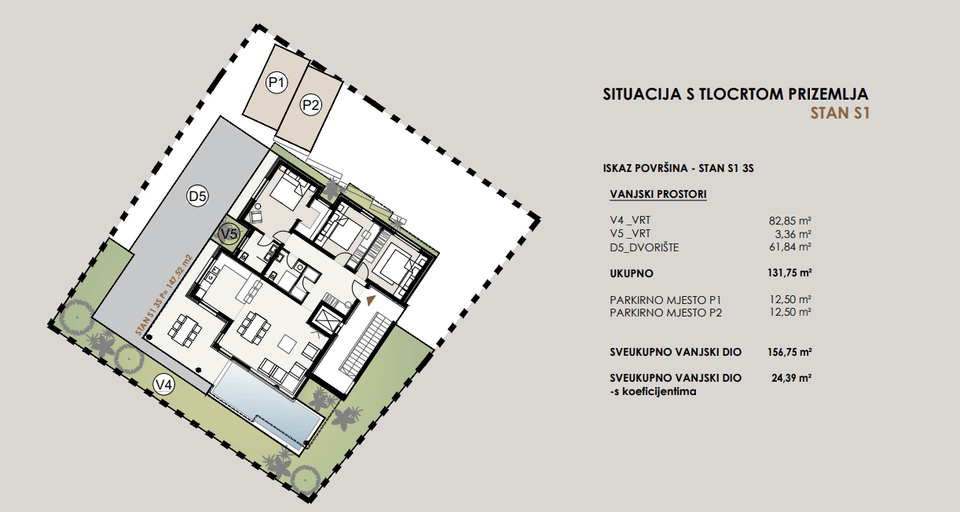 Wohnung u Viru, 147.52m², 3 sobe, slika 5