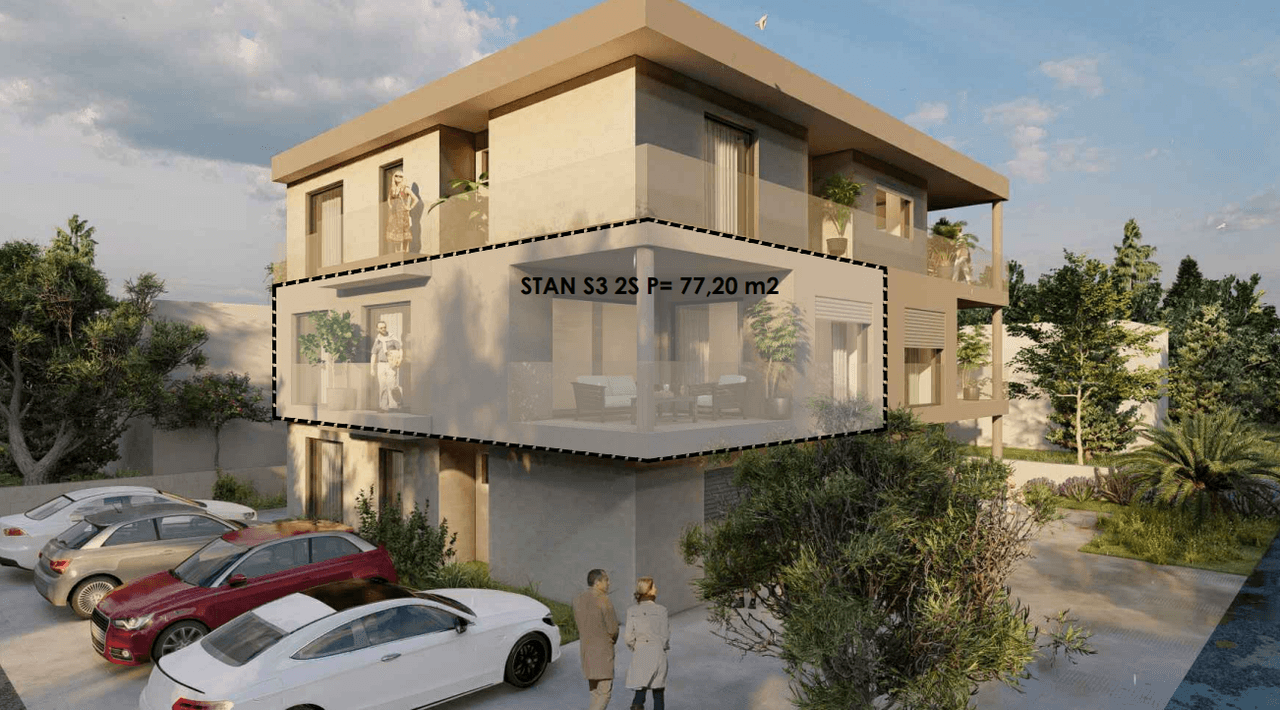 Wohnung u Viru, 77m², 2 sobe