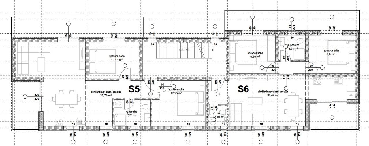 Apartment u Privlaci, 81.98m², 2 sobe, slika 2