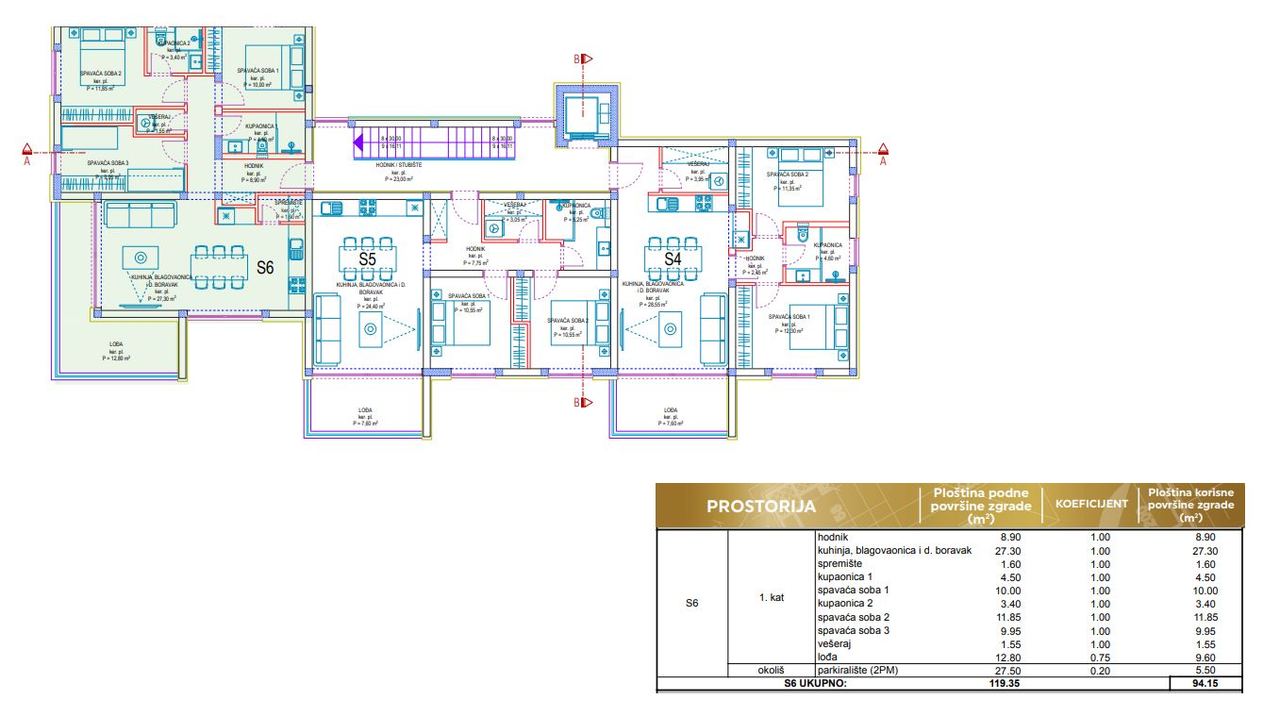 Wohnung u Privlaci, 94.15m², 3 sobe, slika 5