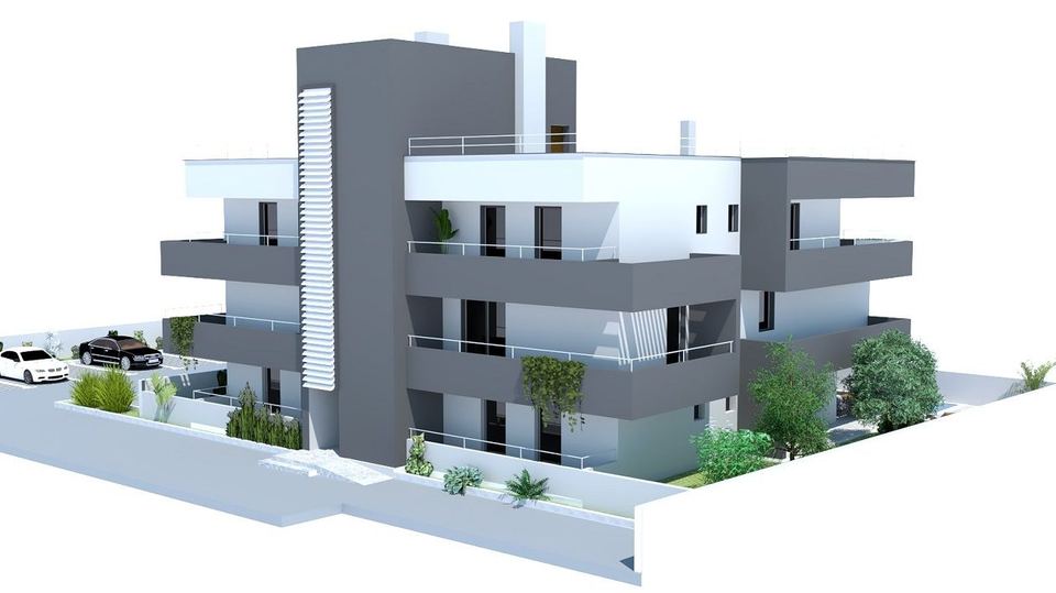 Wohnung u Ninu, 53.37m², 1 soba, slika 2