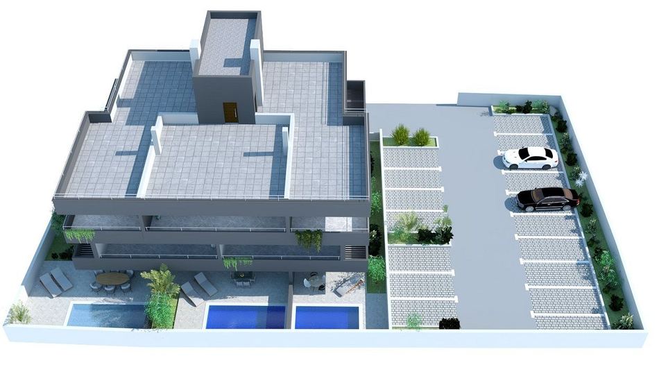 Appartamento u Ninu, 53.37m², 1 soba, slika 5