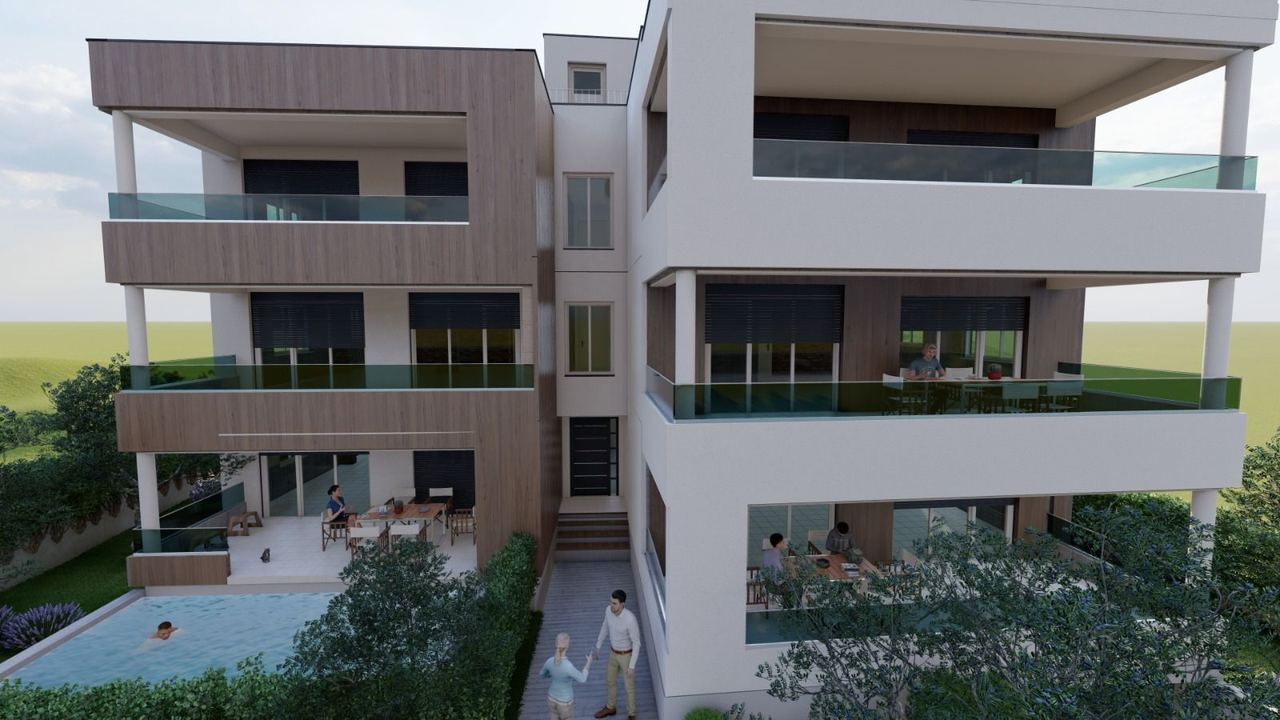 Stan u Sukošanu, 125m², 2 sobe
