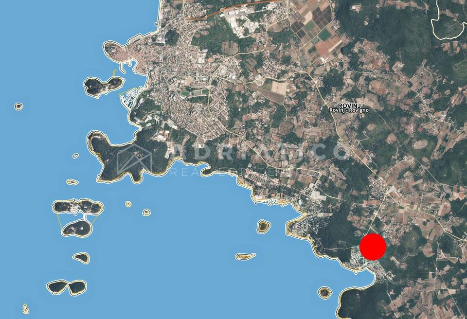 Terreno u Rovinju, 1507m²