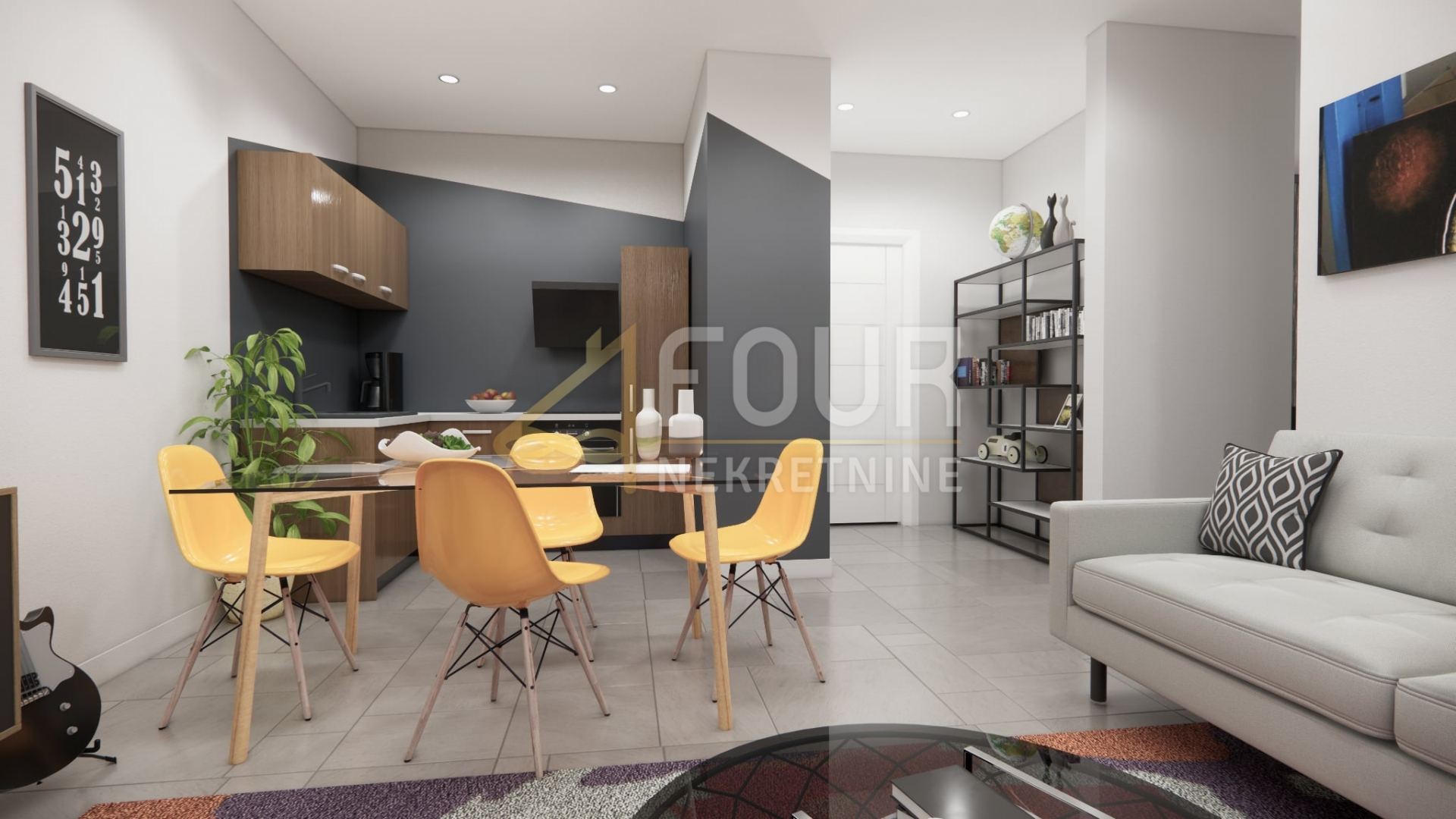 Apartment u Puli, 54.91m², 2 sobe, slika 3