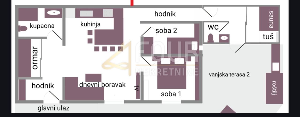 Haus u Poreču, 95m², 2 sobe, slika 2