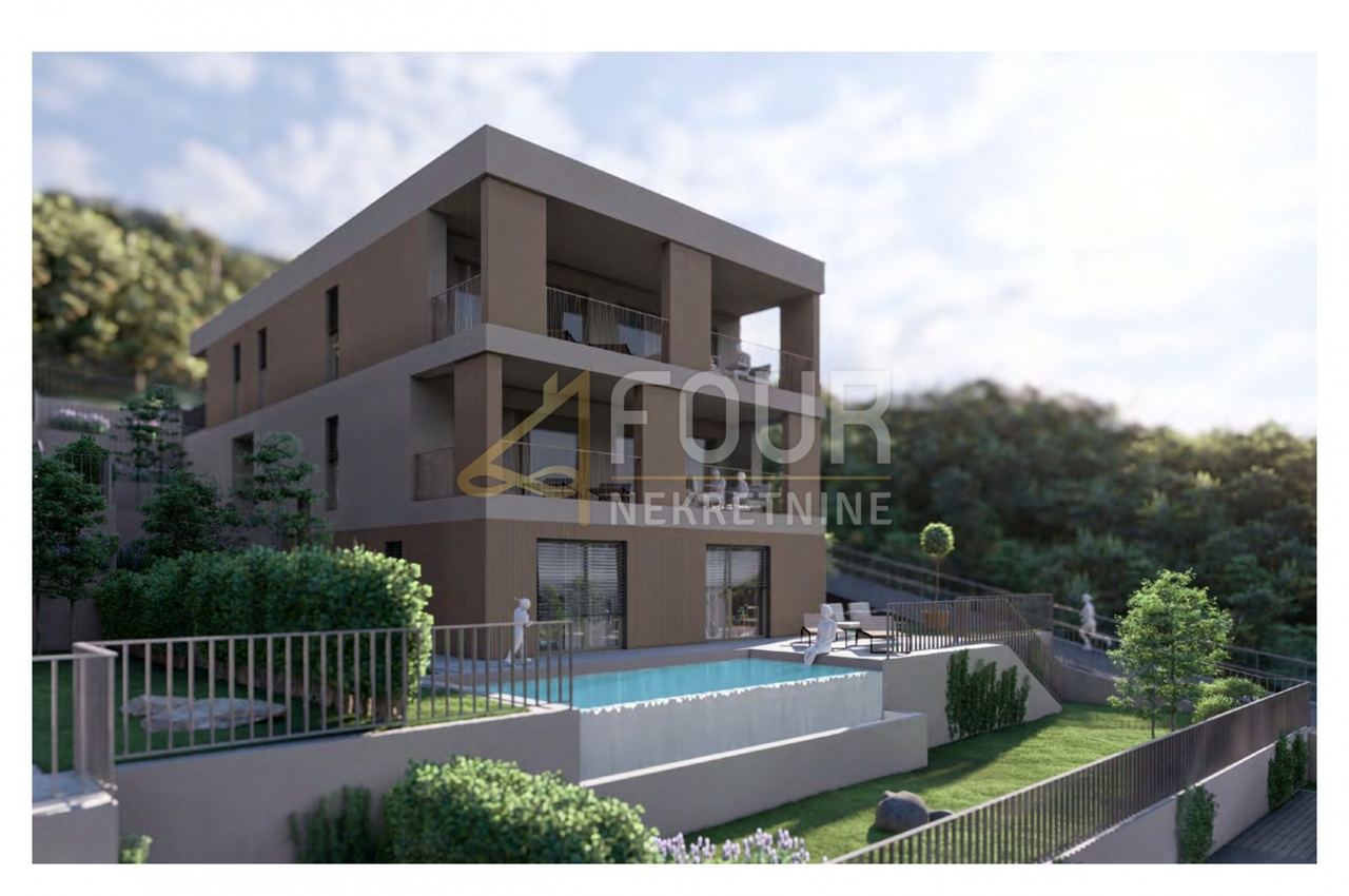 Wohnung u Kostreni, 140.9m², 3 sobe