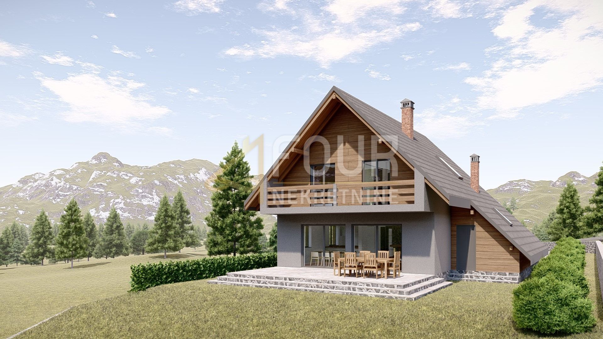Land u Ravna Gori, 1500m²