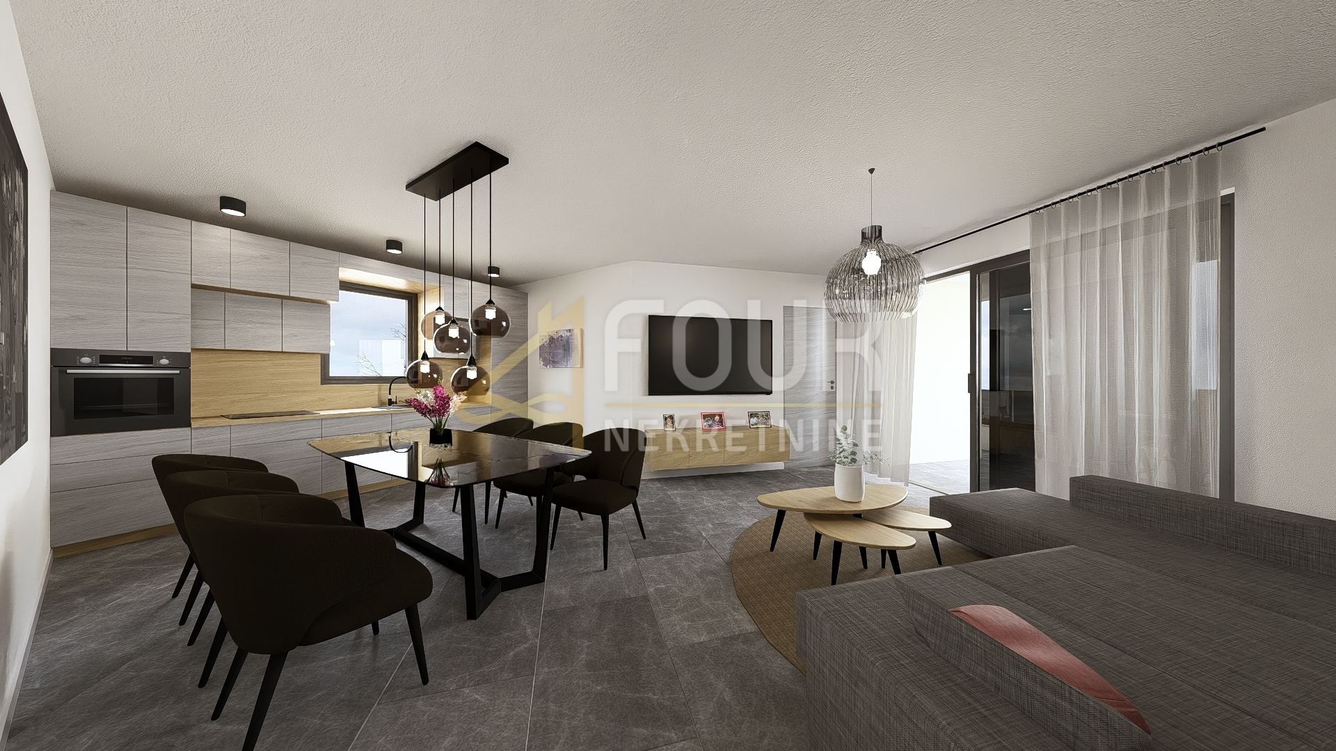 Appartamento u Vrbniku, 102.4m², 3 sobe, slika 2