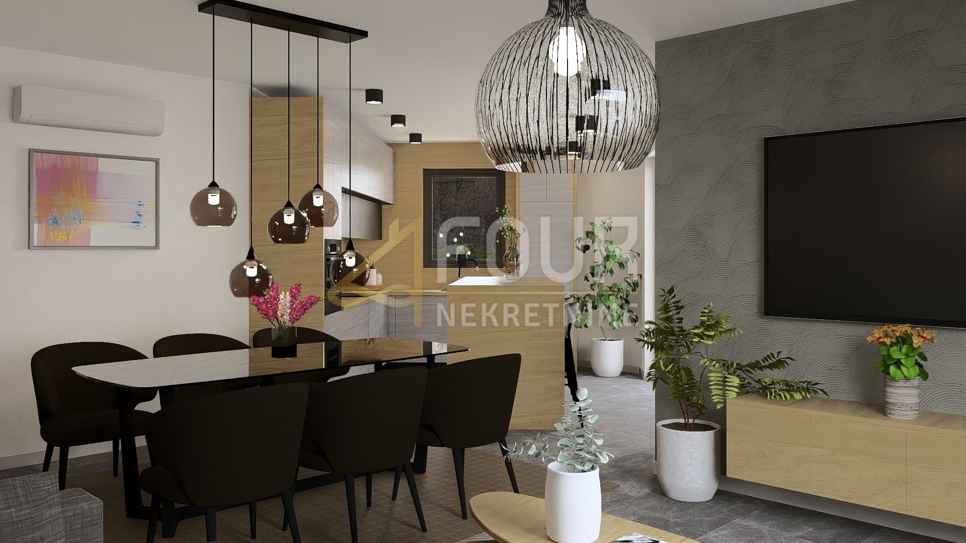 Appartamento u Vrbniku, 102.4m², 3 sobe, slika 3