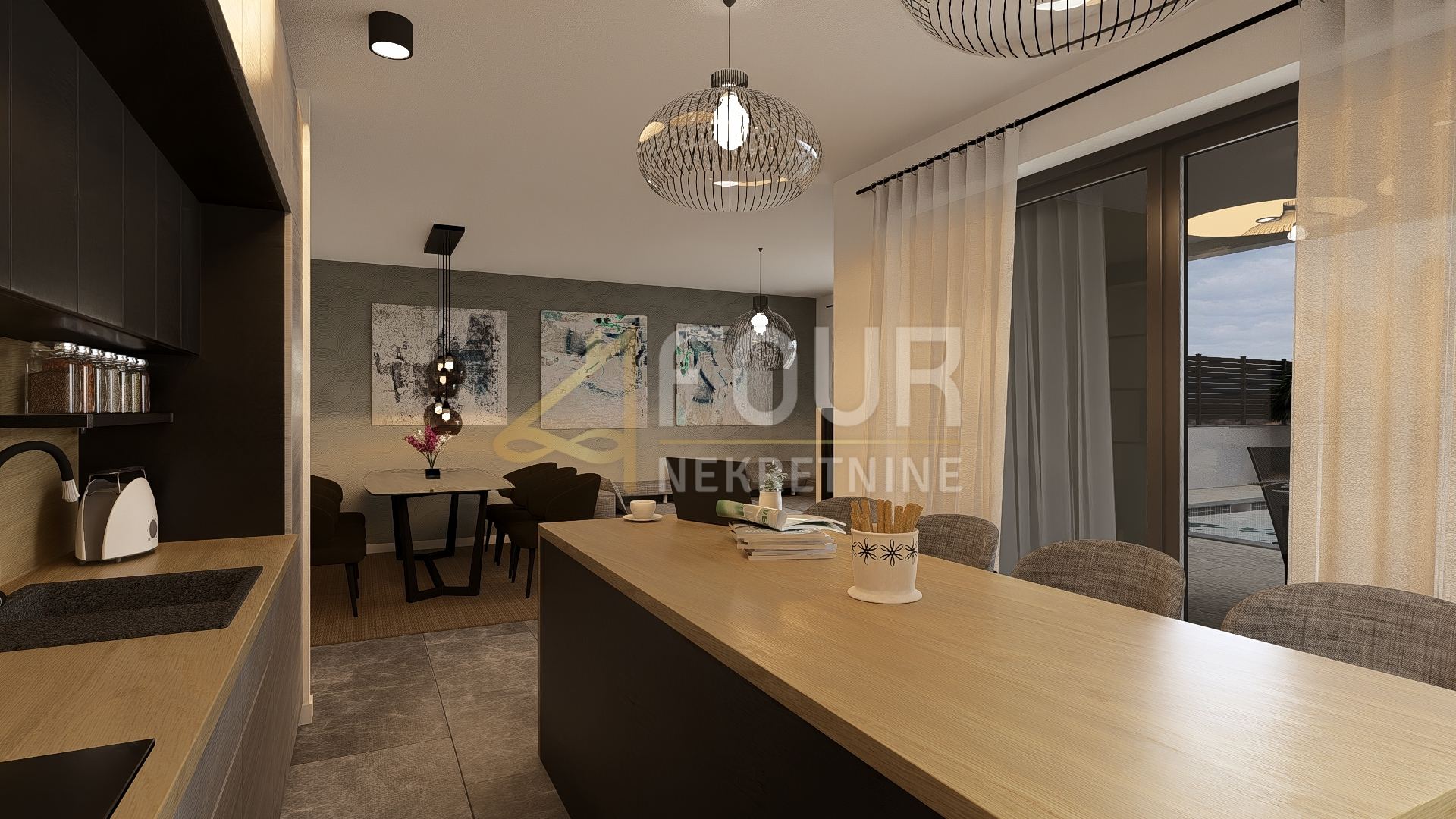 Apartment u Vrbniku, 107.86m², 3 sobe, slika 4