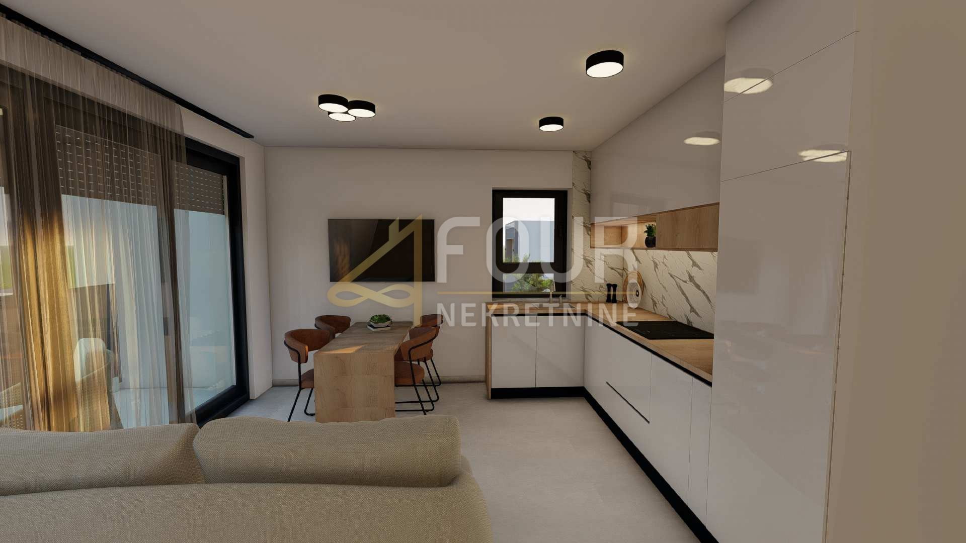 Wohnung u Viru, 47.84m², 2 sobe