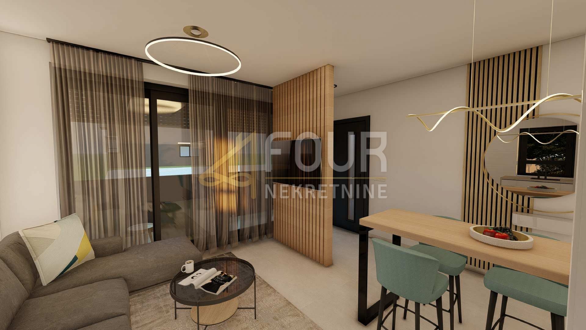 Wohnung u Viru, 47.84m², 2 sobe