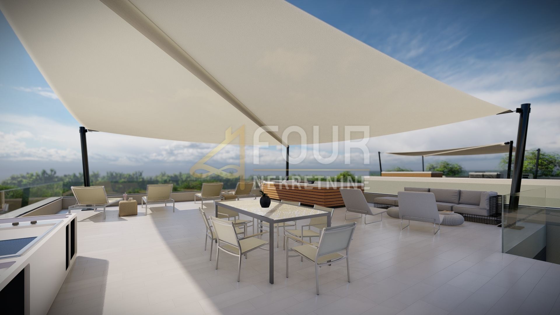 Apartment u Opatiji, 176.48m², 3 sobe