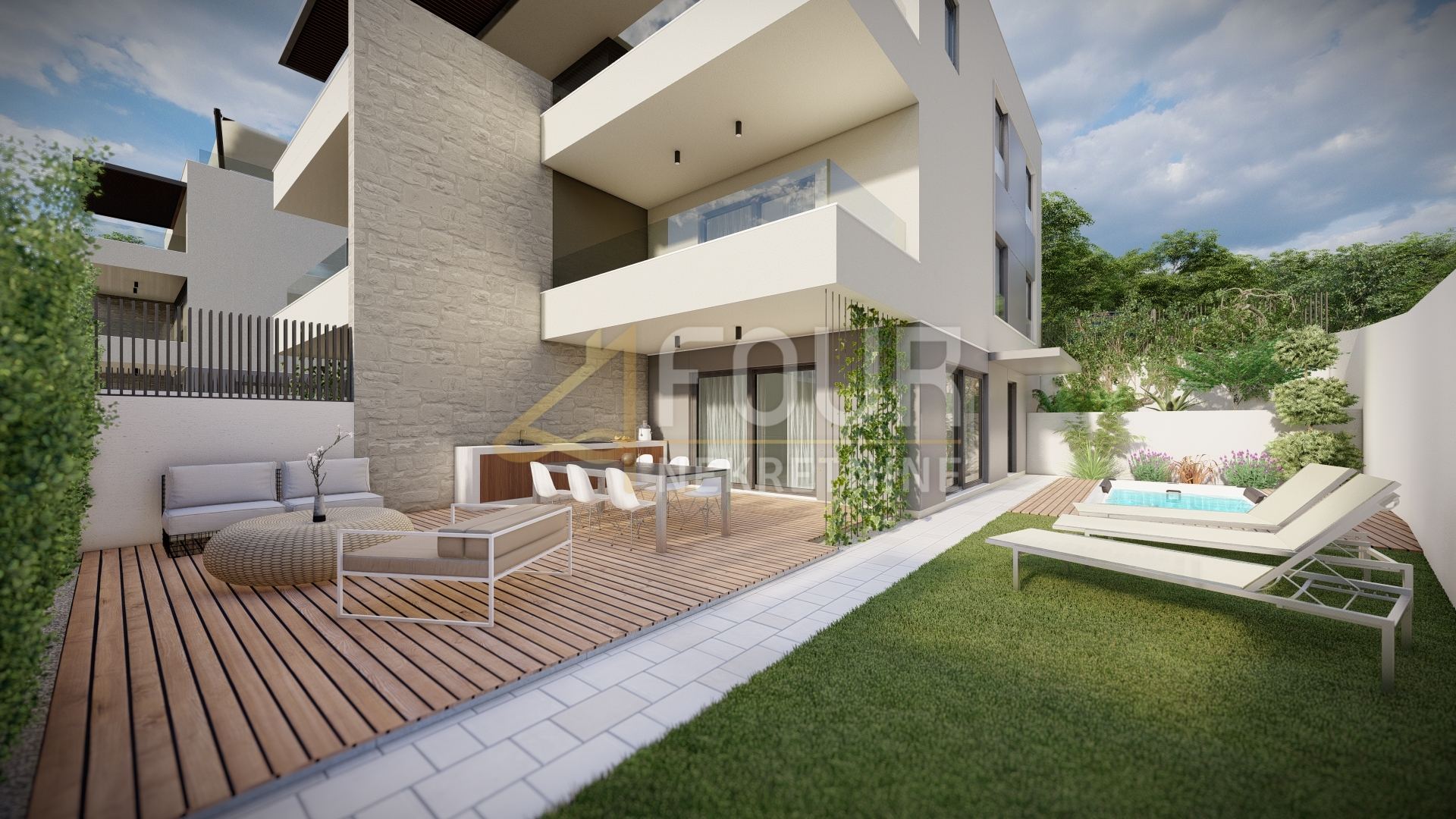 Wohnung u Opatiji, 145.53m², 3 sobe, slika 2