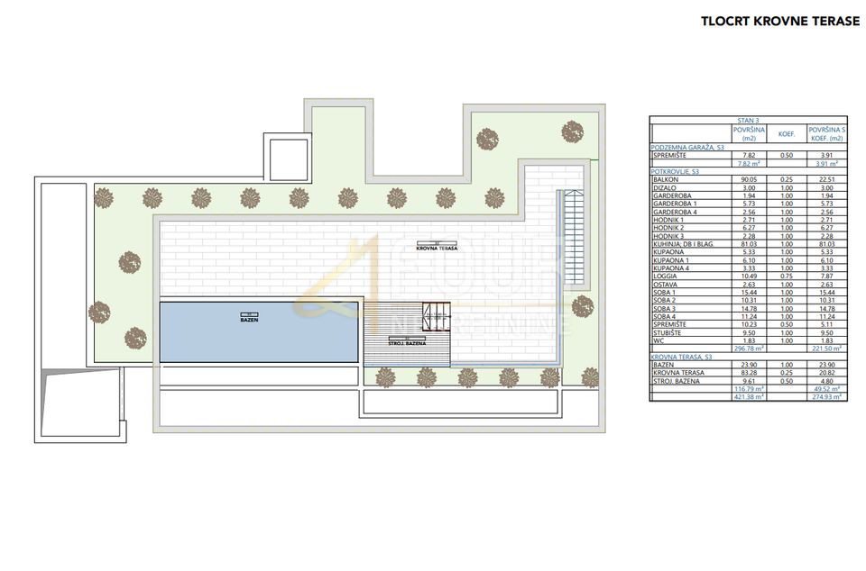 Appartamento u Opatiji, 173.52m², 4 sobe, slika 4