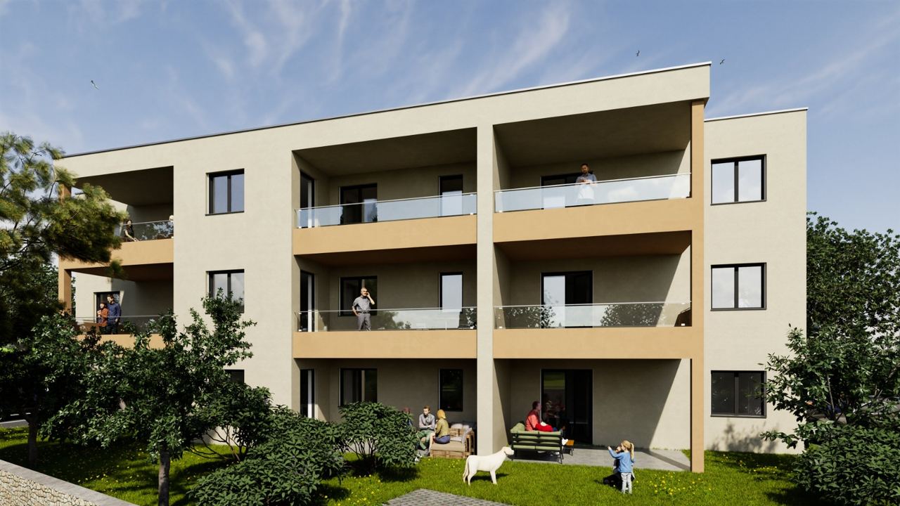 Apartment u Poreču, 70m², 2 sobe