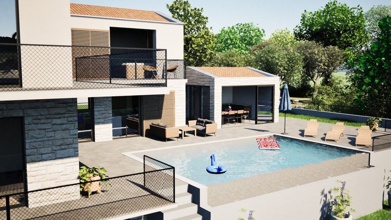 Kuća u Višnjanu, 377m², 4 sobe