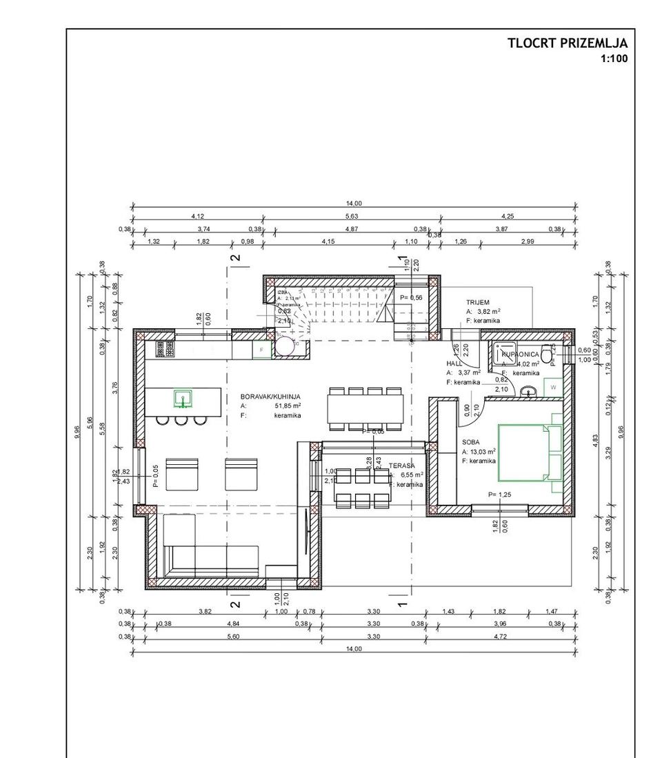 Haus u Poreču, 148.84m², 4 sobe, slika 5