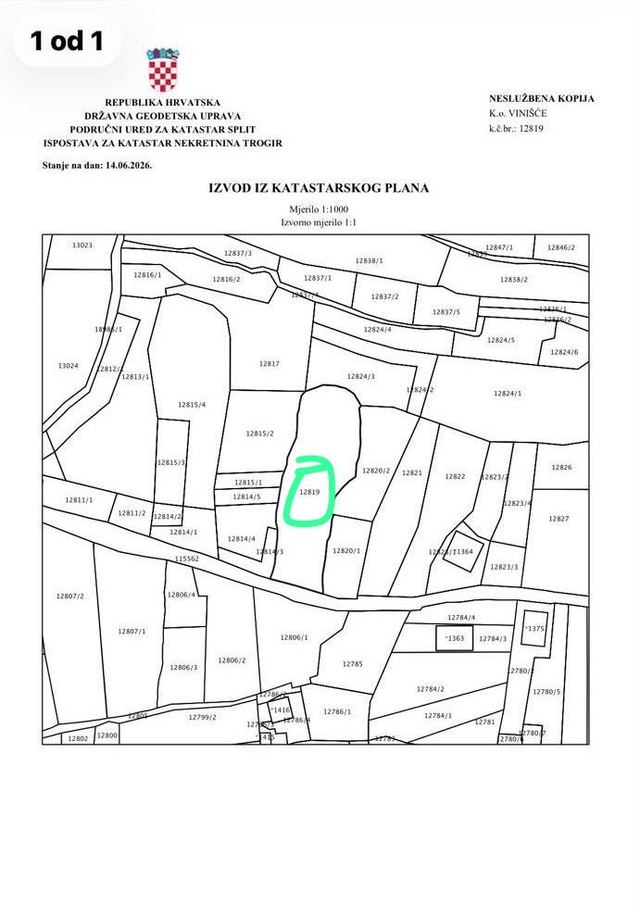 Terreno u Marini, 1239m², slika 3