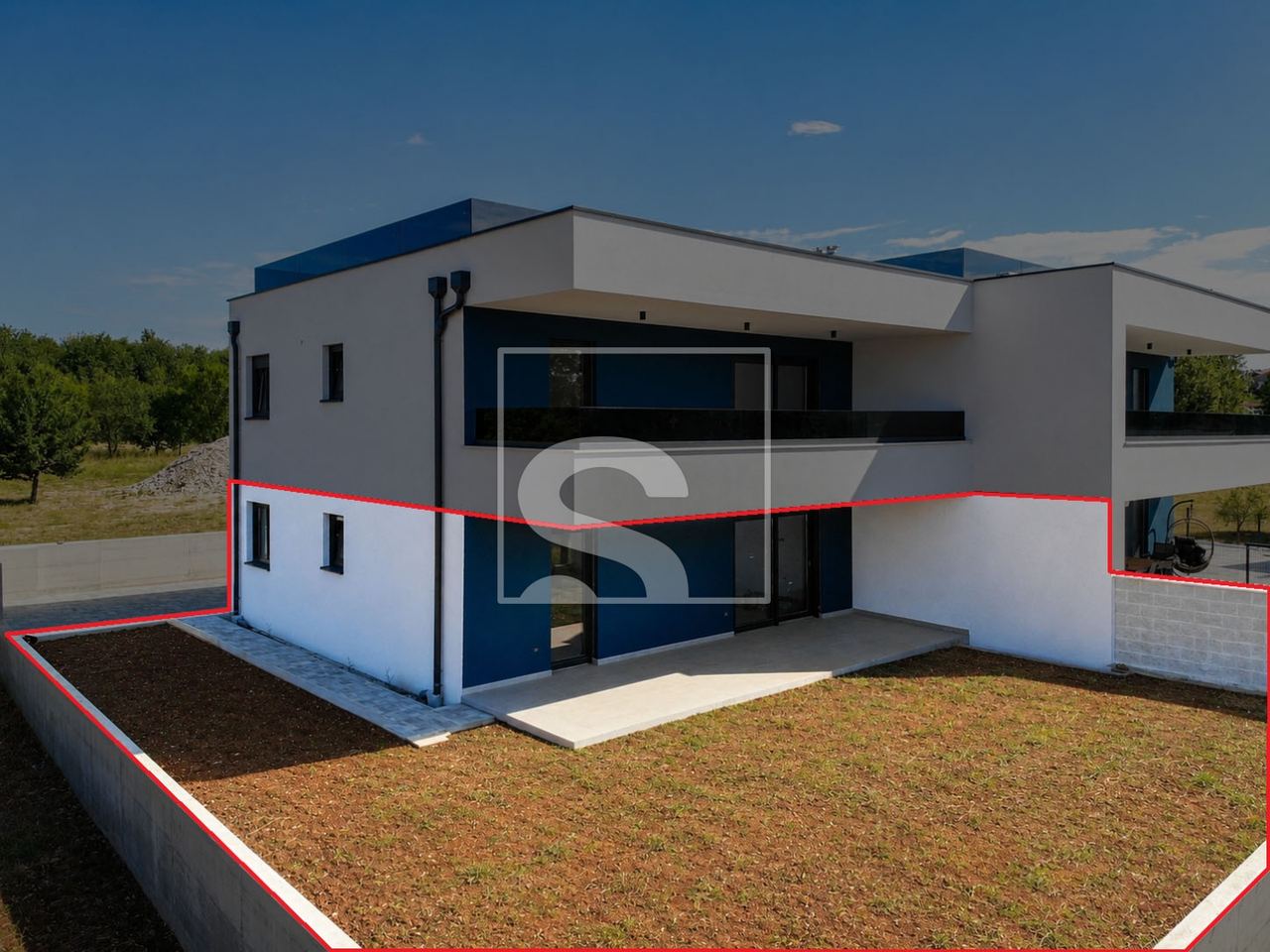 Apartment u Novigradu, 78m², 2 sobe