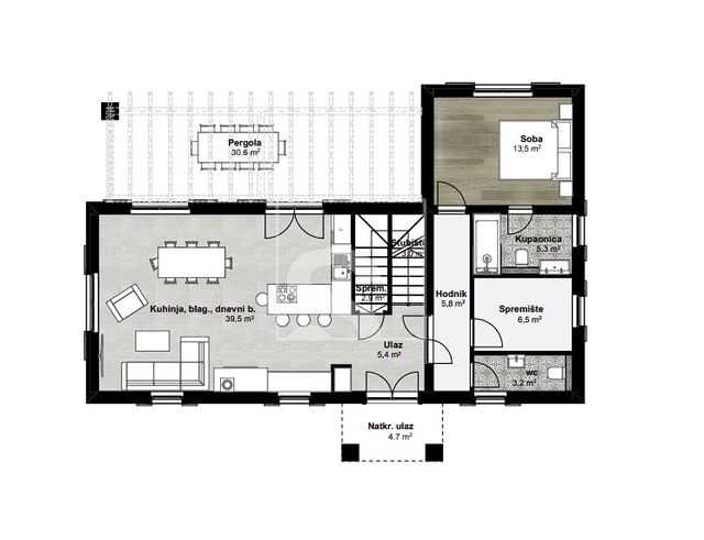 Haus u Poreču, 160m², 3 sobe, slika 3