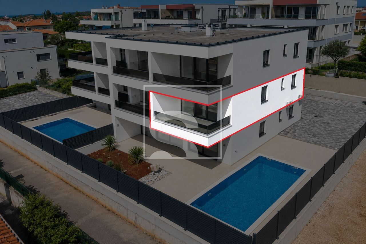 Wohnung u Novigradu, 78.07m², 2 sobe