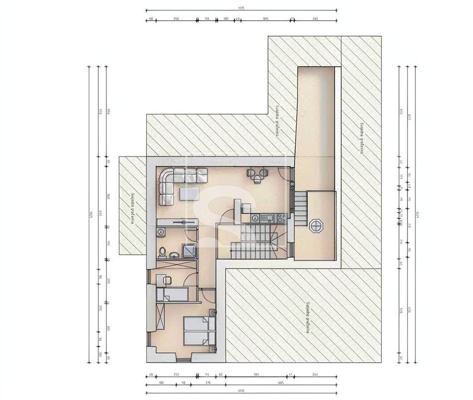 Wohnung u Vodnjanu, 118m², 3 sobe, slika 2