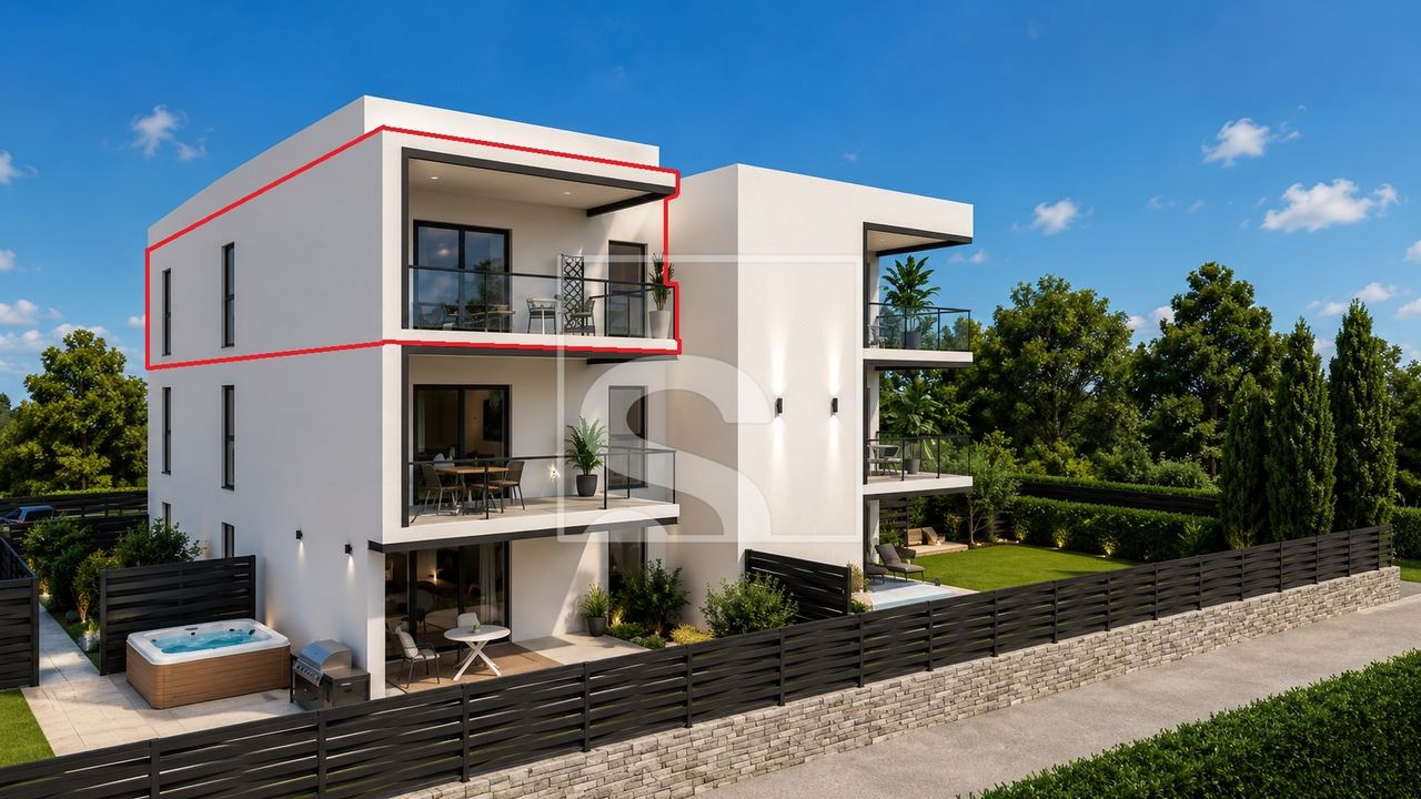 Stan u Vodnjanu, 76.74m², 2 sobe