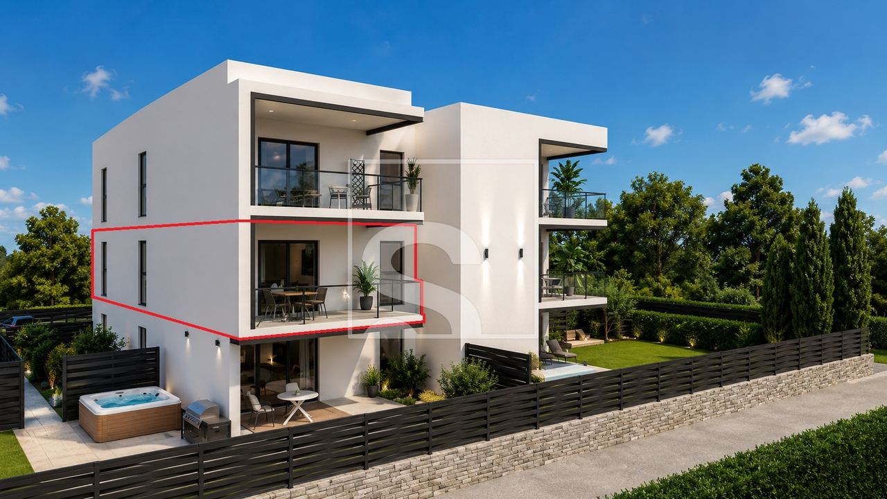 Stan u Vodnjanu, 76.74m², 2 sobe