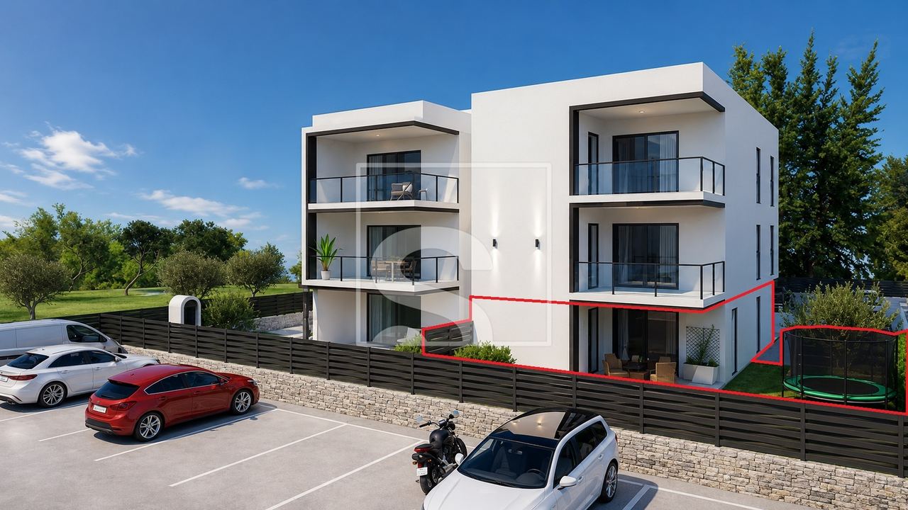 Wohnung u Vodnjanu, 61.21m², 2 sobe