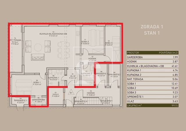Apartment u Poreču, 99m², 3 sobe, slika 2