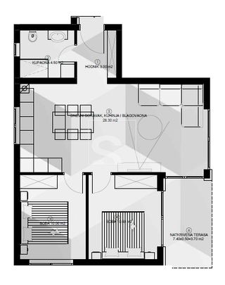 Appartamento u Medulinu, 73.9m², 2 sobe, slika 2
