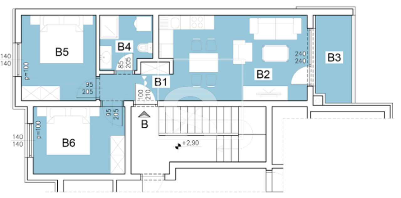 Appartamento u Puli, 60.05m², 2 sobe, slika 3