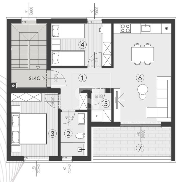 Appartamento u Puli, 58.1m², 2 sobe, slika 2