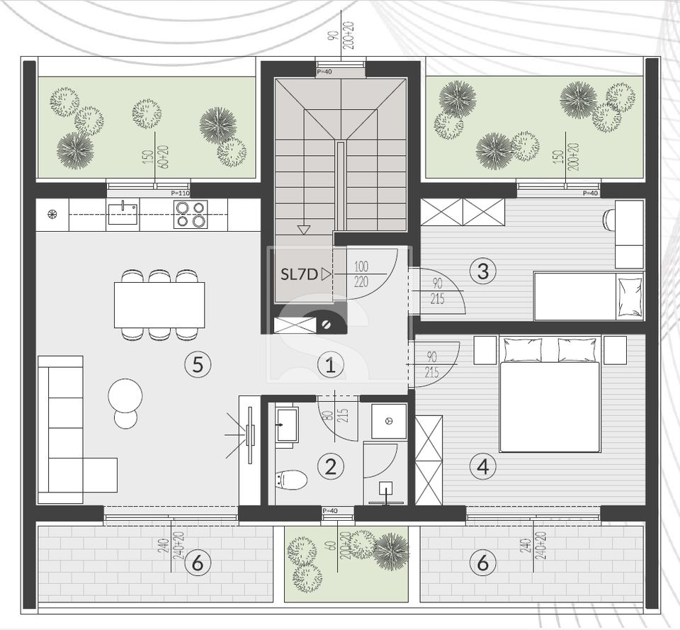 Wohnung u Puli, 61.91m², 2 sobe, slika 2