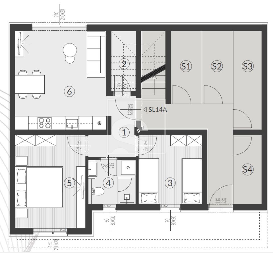 Apartment u Puli, 61.29m², 2 sobe, slika 2
