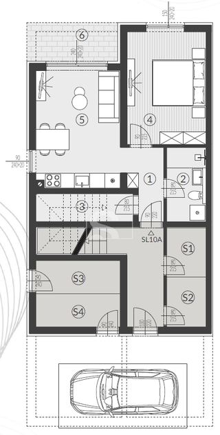 Apartment u Puli, 55.91m², 1 soba, slika 2