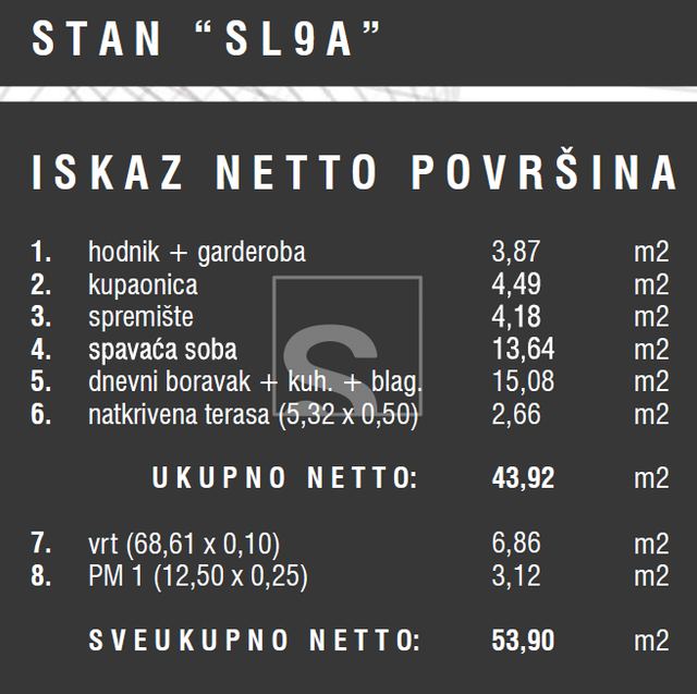 Apartment u Puli, 53.9m², 1 soba, slika 3
