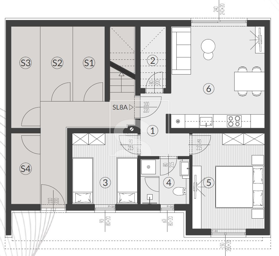 Apartment u Puli, 61.81m², 2 sobe, slika 2