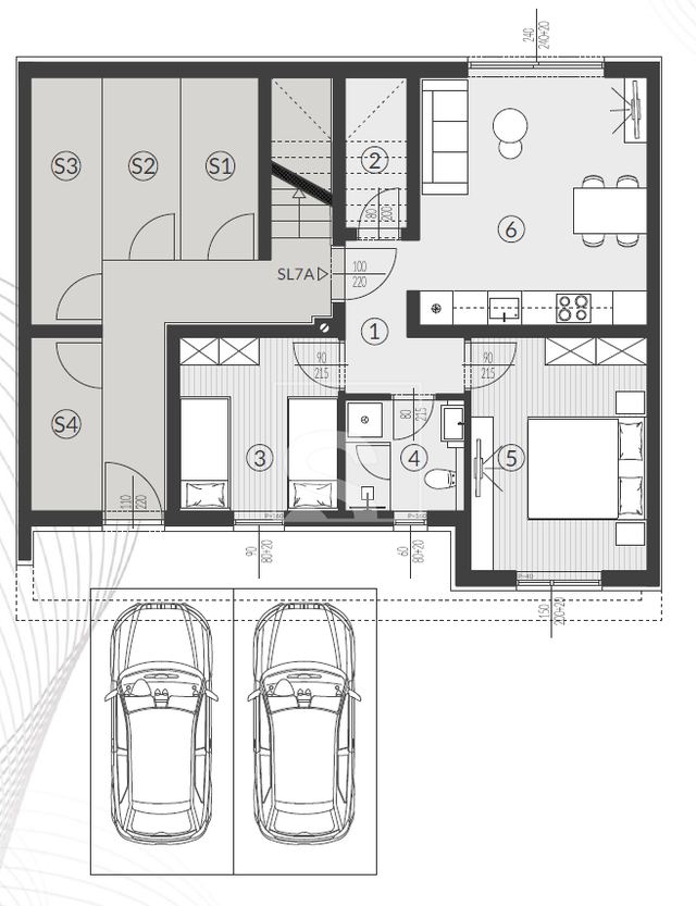 Apartment u Puli, 61.91m², 2 sobe, slika 2