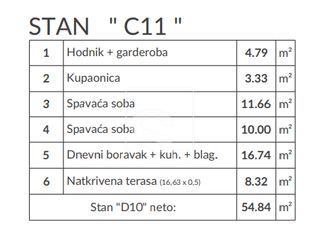 Wohnung u Puli, 57.97m², 2 sobe, slika 3