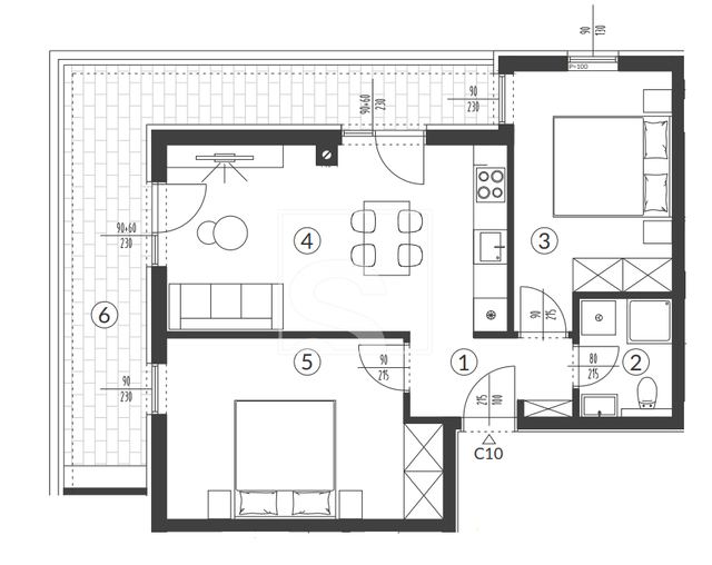 Wohnung u Puli, 67.95m², 2 sobe, slika 2