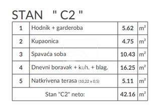 Wohnung u Puli, 48.16m², 1 soba, slika 3